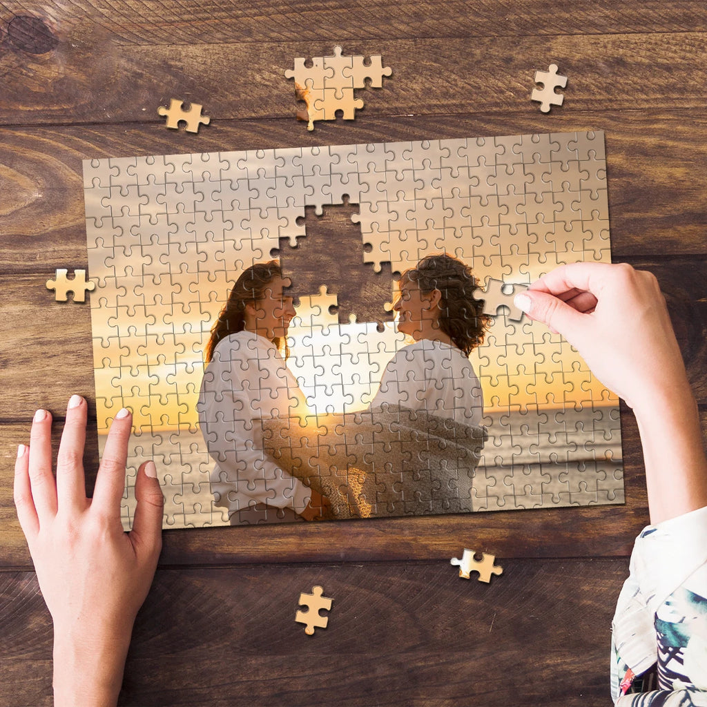Puzzle photo personnalisé 35 à 1025 pièces – Cadeau unique famille et amis