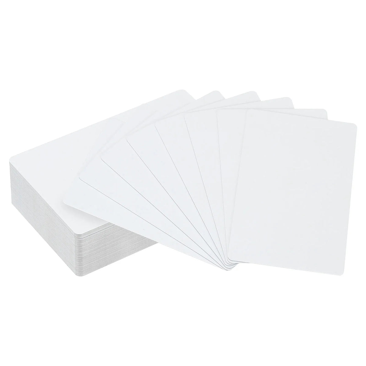 Cartes de visite aluminium vierges sublimation – Blanc ou argent