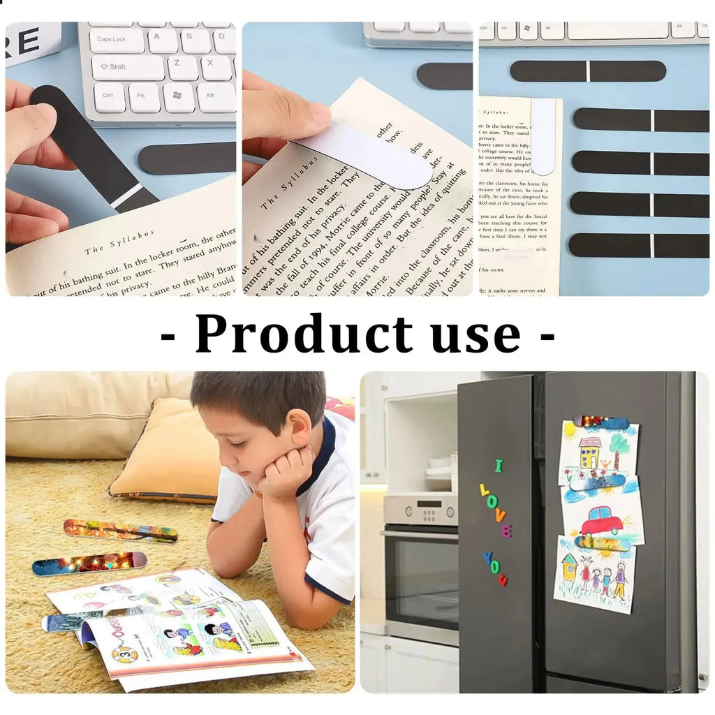 10 blank magnetic bookmarks for sublimation