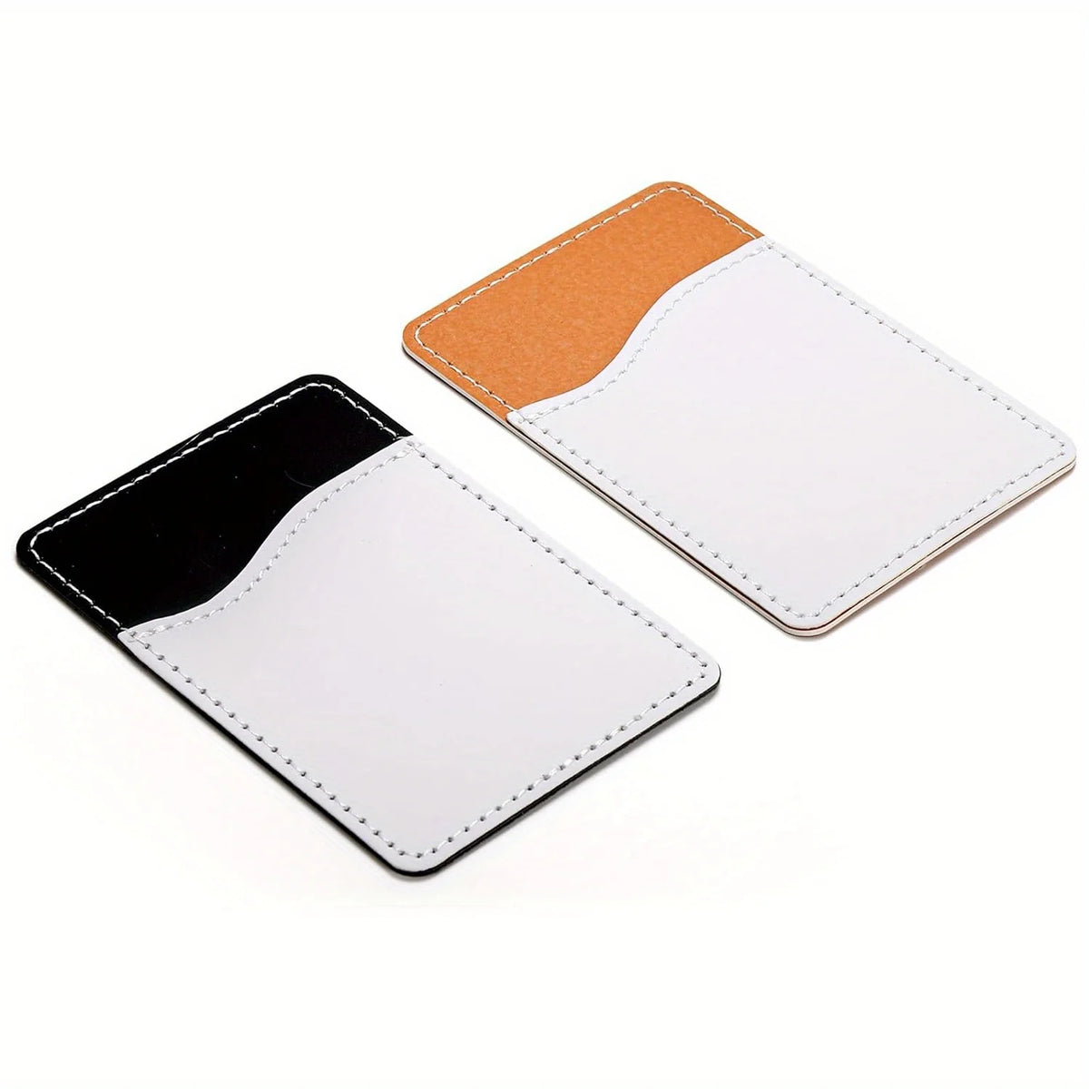 Porte-cartes adhésif téléphone vierge sublimation – Similicuir – Lot de 5