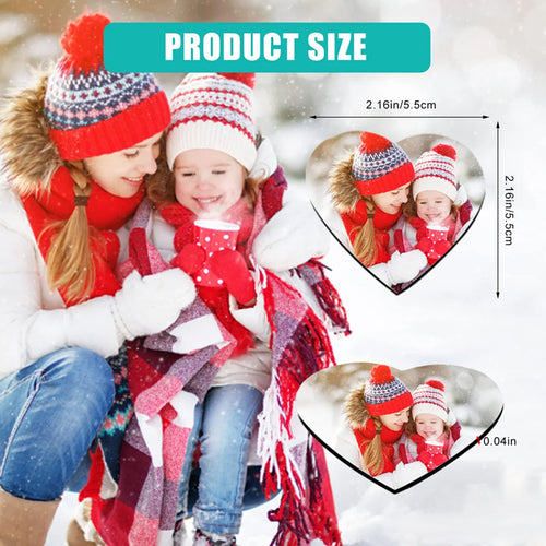 Aimant réfrigérateur vierge sublimation – Décoration – Lot de 10