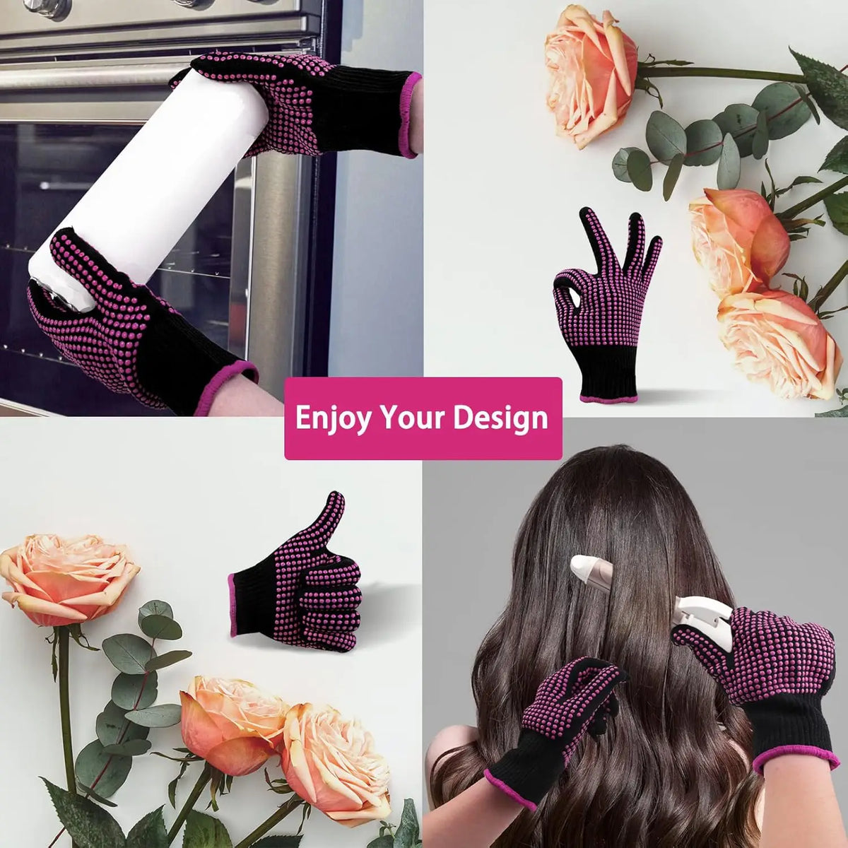 Gants thermiques sublimation en silicone – Résistants à la chaleur