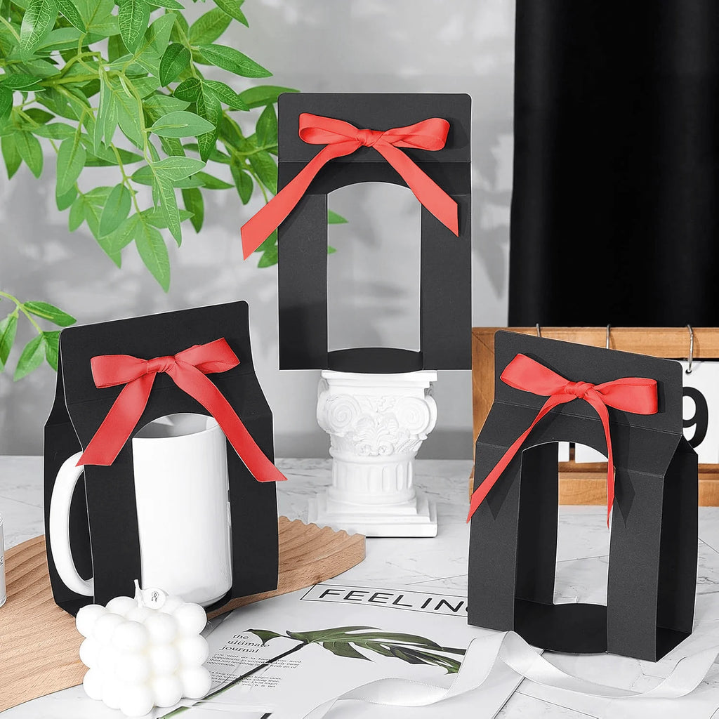 Boîte emballage tasse sublimation avec fenêtre – Lot de 12