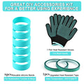 Bandes silicone sublimation pour gobelets – Lot de 8
