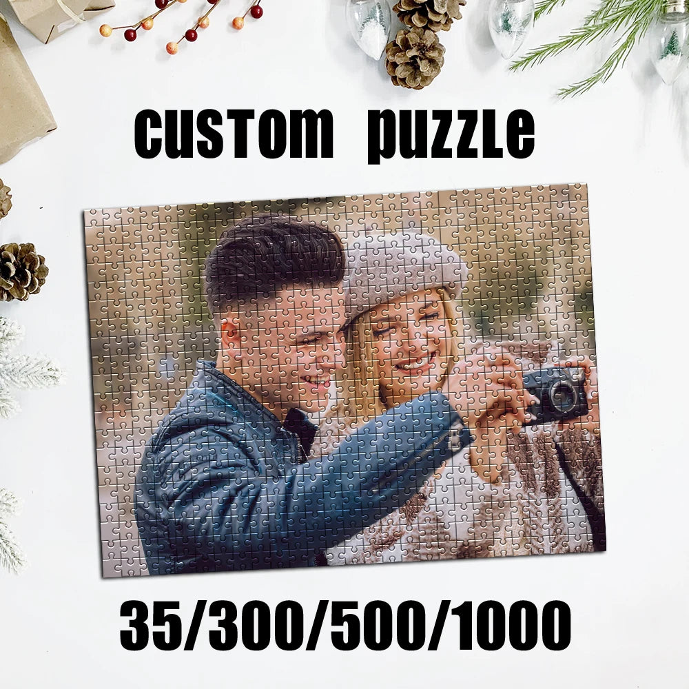 Puzzle photo personnalisé – Cadeau anniversaire couple – Souvenir sur mesure