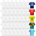 Porte-clés MDF vierges sublimation – Ballon football – Lot de 120