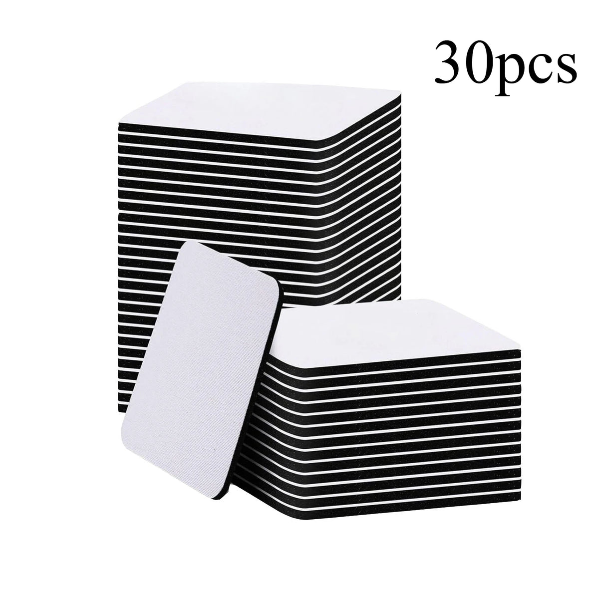 Sous-verres vierges sublimation 10x10 cm – Lot de 10 ou 30