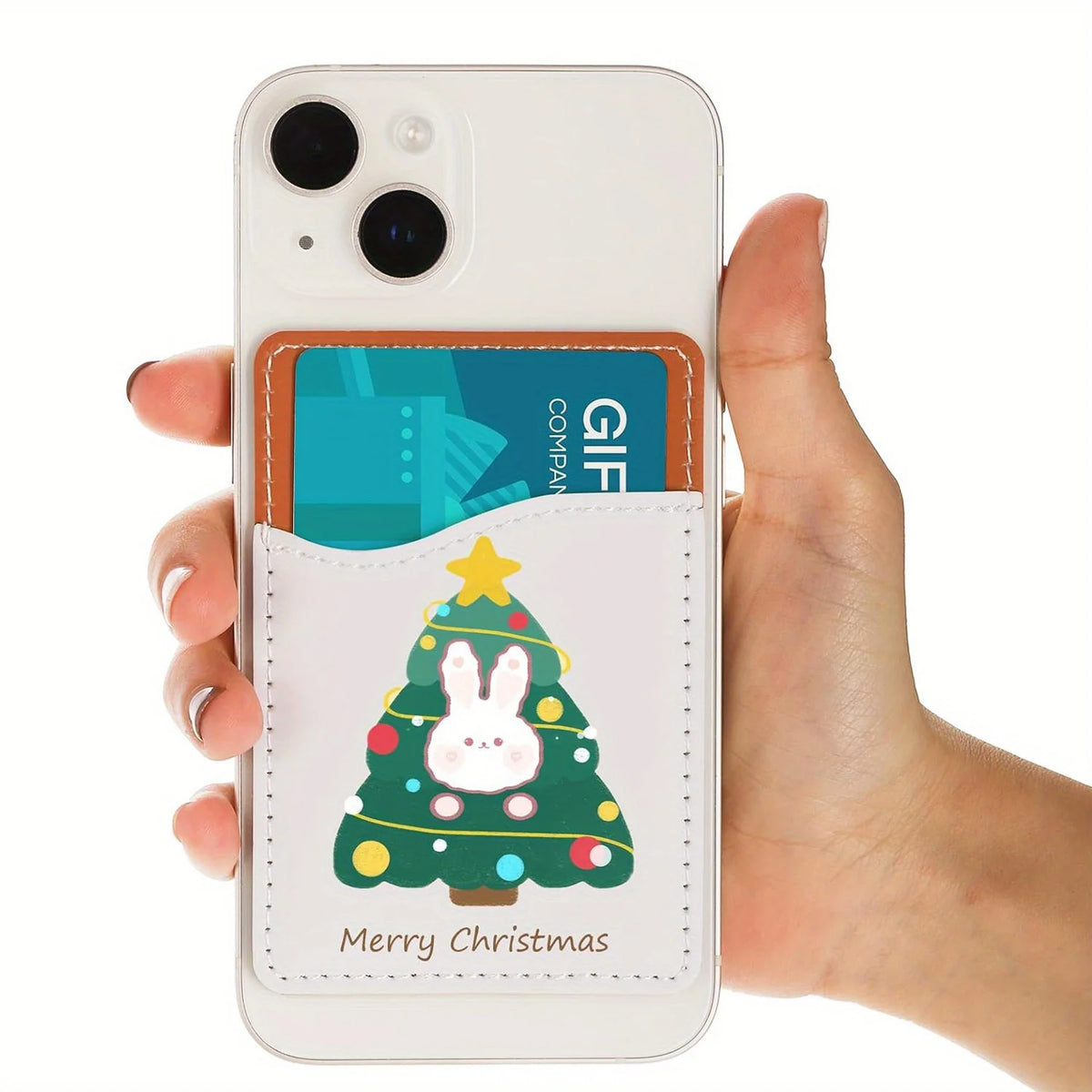 Porte-cartes adhésif téléphone vierge sublimation – Similicuir – Lot de 5
