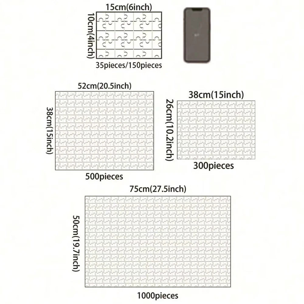 Puzzle photo personnalisé – Cadeau anniversaire couple – Souvenir sur mesure
