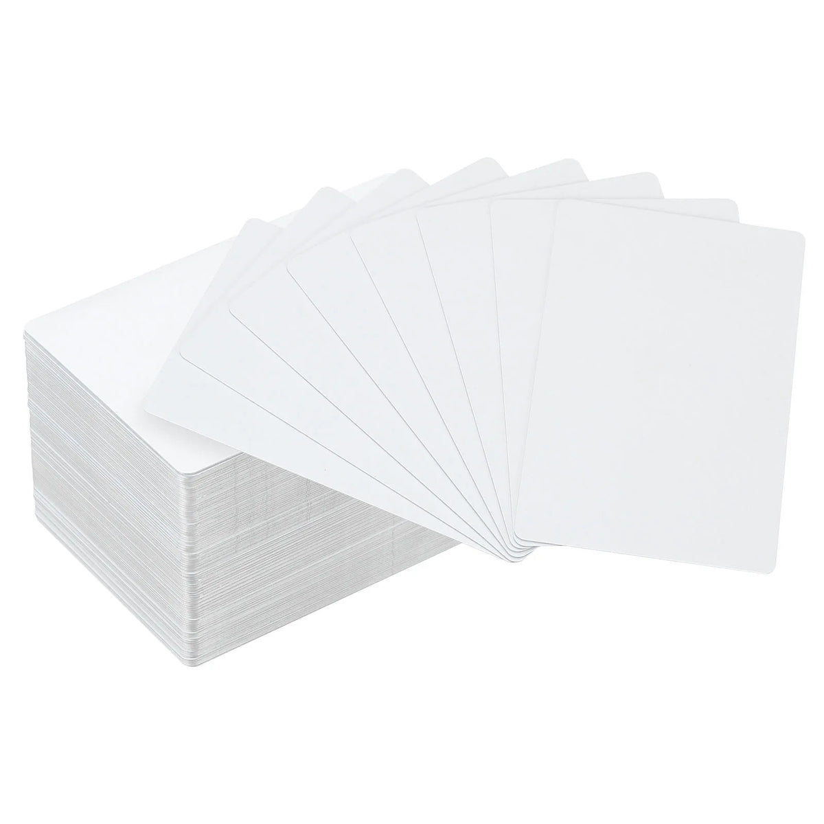 Cartes de visite aluminium vierges sublimation – Blanc ou argent