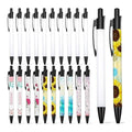 Stylos à bille vierges sublimation avec film thermoretractable – Lot de 10